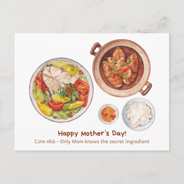 Happy Mother Day Card Postkarte (Vorderseite)