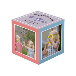 Happy Mother Day Custom Multi Foto Personalisiert Würfel