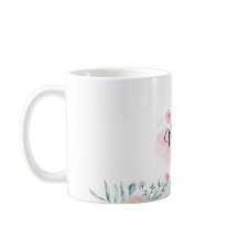 Happy Mother Day Floral Tasse Elegante Rosa Blume