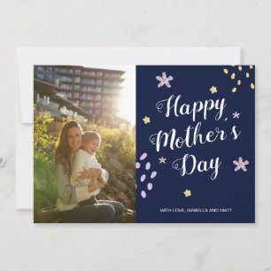 Happy Mother Day Foto Handgezeichnete Blume Niedli