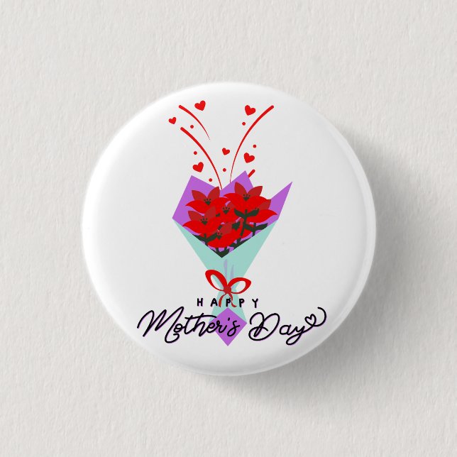 HAPPY MOTHER DAY GIFT BUTTON (Vorderseite)