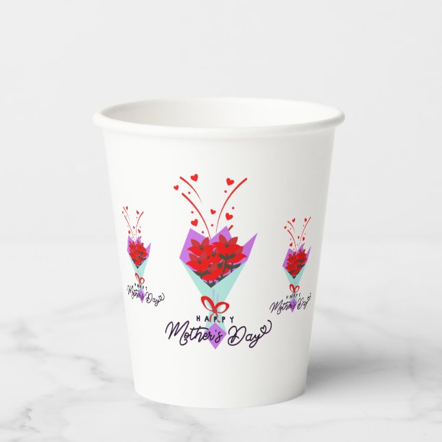 HAPPY MOTHER DAY GIFT PAPPBECHER (Vorderseite)