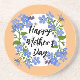 Happy Mother Day hübscher Blumengeschenk Untersetz Getränkeuntersetzer