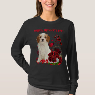 Happy Mother Day Hunde Mama Hunde Rose Mutter T-Shirt