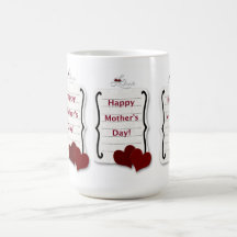 Happy Mother Day Liebe Notes and Hearts