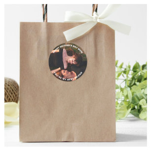 Happy Mother Day Mama - Mein bester Freund Custom  Runder Aufkleber