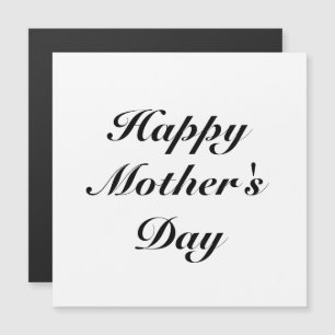 Happy Mother Day Skript elegante Magnetkarte