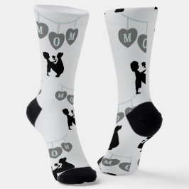 Happy Mother Day Socken