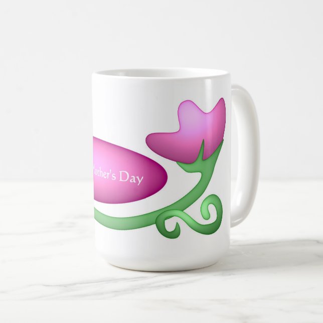Happy Mother Day Tasse (VorderseiteRechts)