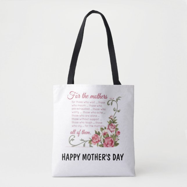 Happy Mother Day Tote Bag Tasche (Vorderseite)
