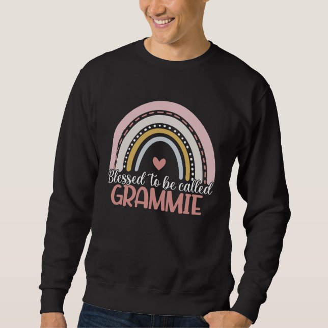 Happy Mother s Day Blessed To Be Called Grammie Ra Sweatshirt (Vorderseite)
