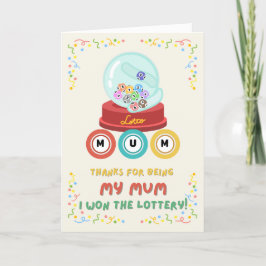 Happy Mother-Tageskarte Dankeskarte