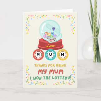 Happy Mother-Tageskarte Dankeskarte
