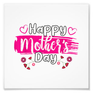 Happy Mother's Day 2025 Tshirt for Women Mama Gran Fotodruck