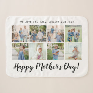 Happy Mother's Day 8 Foto Custom White Sherpadecke
