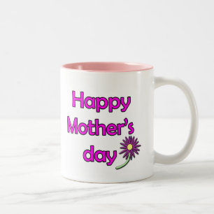 Happy Mother's day Beker Zweifarbige Tasse