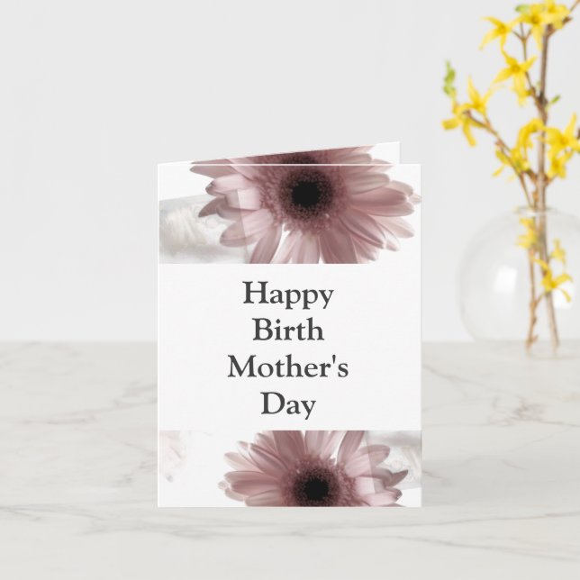 Happy Mother's Day Card - Birth Mamas Karte (Gelbe Blume)