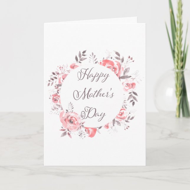 Happy Mother's Day Card Dankeskarte (Vorderseite)