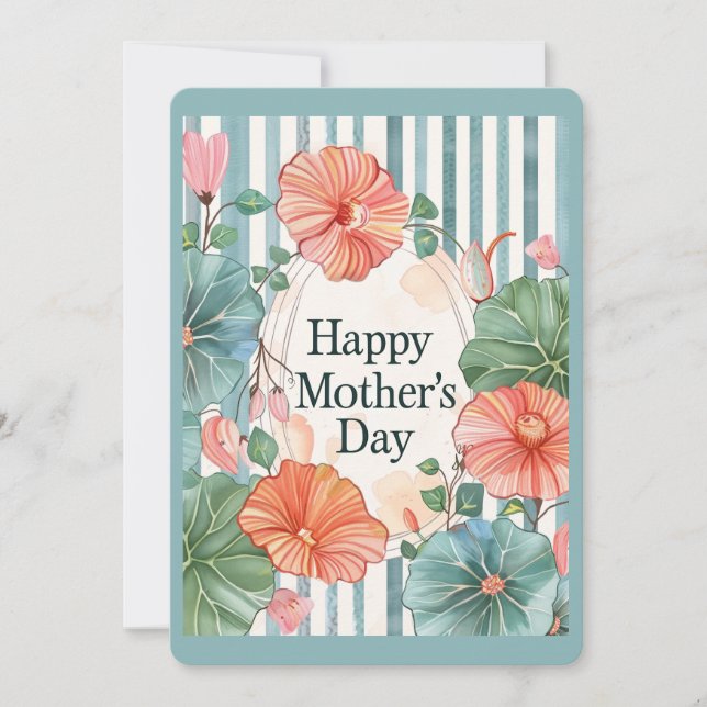 Happy Mother's Day Card Einladung (Vorderseite)
