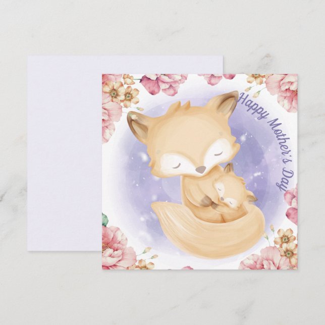 Happy Mother's Day Card Feiertagskarte (Vorne/Hinten)