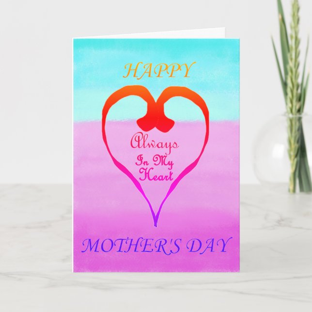 Happy Mother's Day Card Karte (Vorderseite)