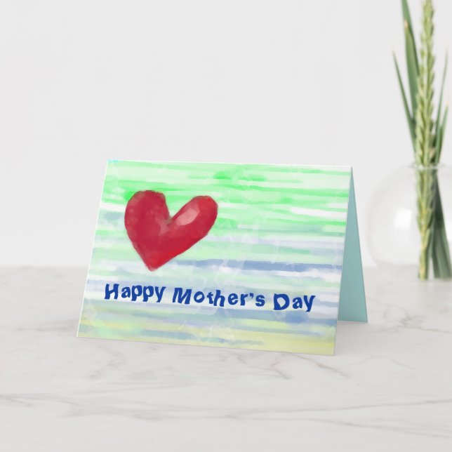Happy Mother's Day Card Karte (Vorderseite)