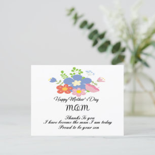 Happy Mother's Day Cards Feiertagspostkarte