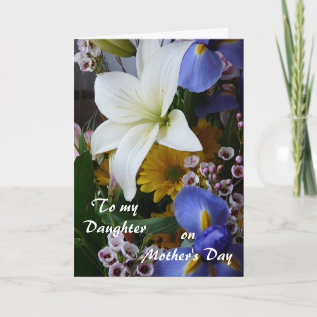 Happy Mother's Day-Daughter-Hübsch Karte (Vorderseite)