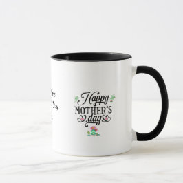 Happy Mother's Day Elegante Frogs Personalisiert Tasse