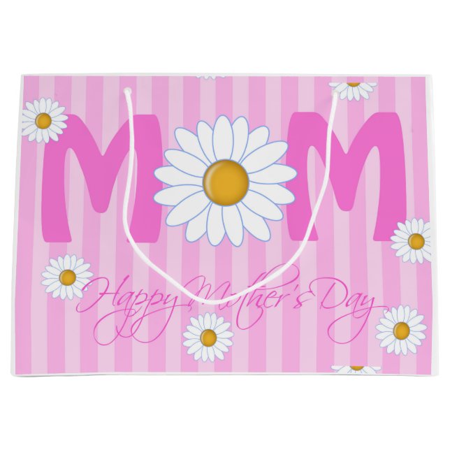 Happy Mother's Day-Geschenktasche Große Geschenktüte (Vorderseite)