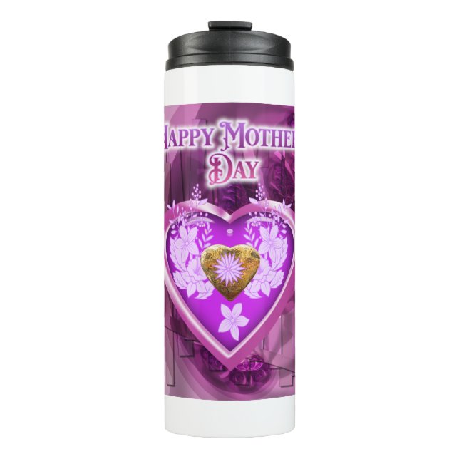 Happy Mothers Day Gift Thermosbecher (Vorderseite)