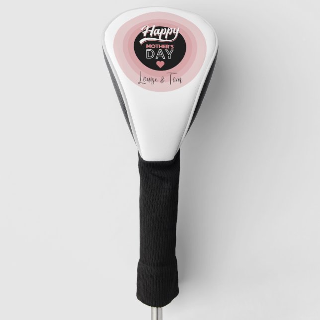 Happy Mother's Day Golf Headcover (Vorderseite)