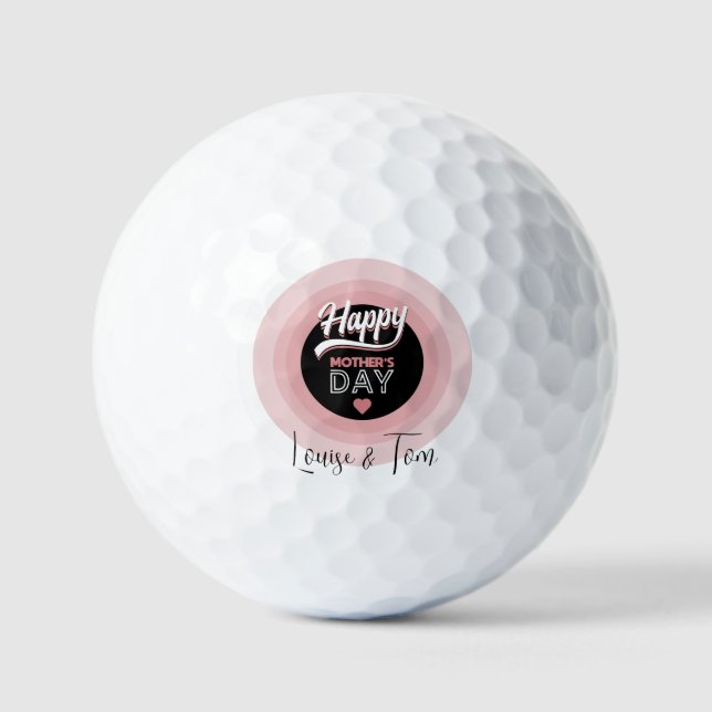 Happy Mother's Day Golfball (Vorderseite)