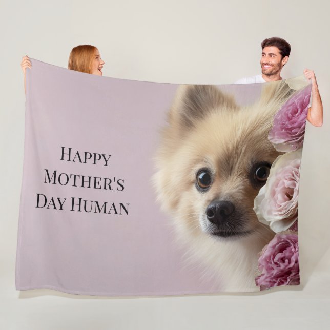 Happy Mother's Day Human Fleecedecke (Beispiel)