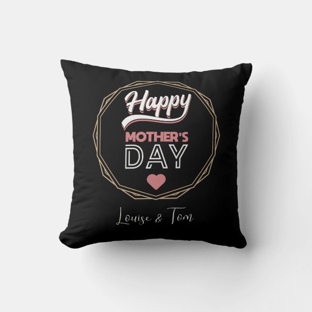 Happy Mother's Day Kissen (Vorderseite)