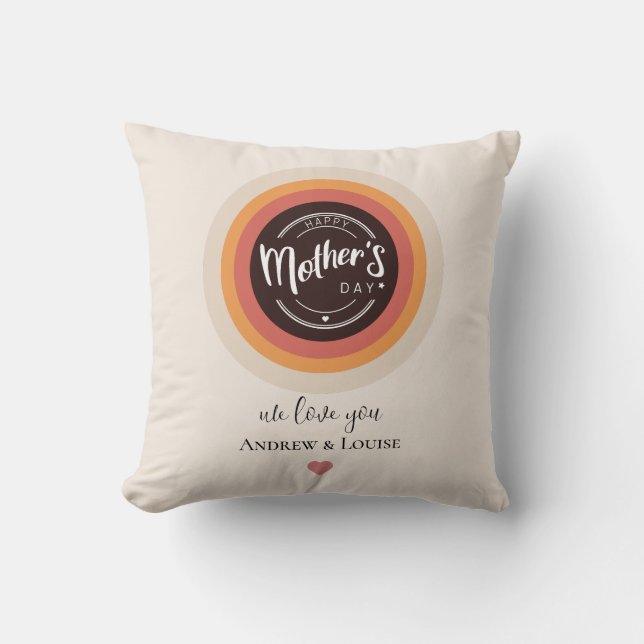 Happy Mother's Day Kissen (Vorderseite)