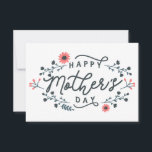 happy-mothers-day-lettering dankeskarte<br><div class="desc">Wonderful design which is perfect as a gift for dear mum. Whether it's a birthday or Mother's Day,  give your mother something nice.</div>