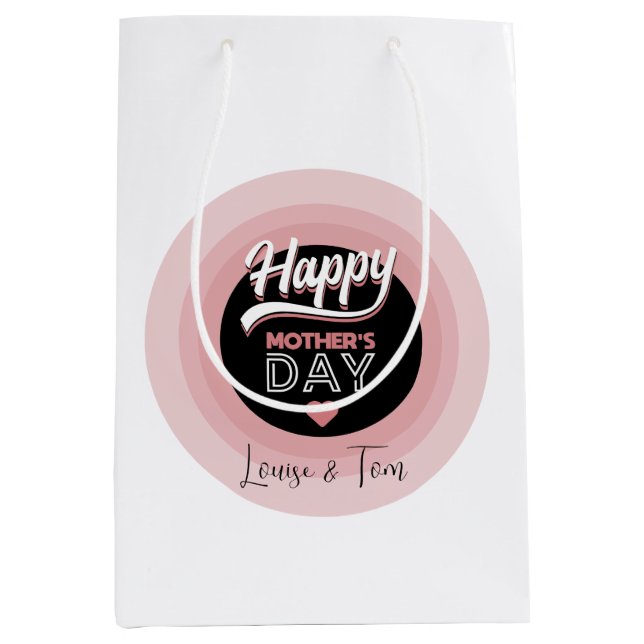 Happy Mother's Day Mittlere Geschenktüte (Vorderseite)