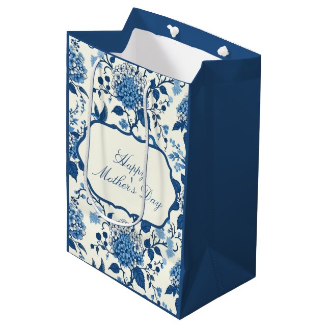 Happy Mother's Day Mittlere Geschenktüte (Vorderseite Schrägansicht)
