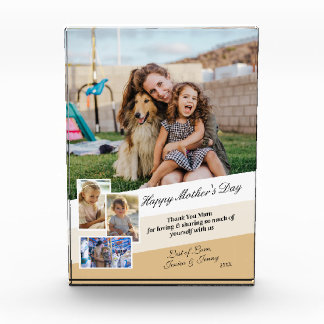 Happy Mothers Day Modern Foto Collage Display