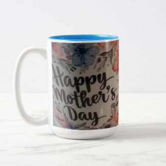 Happy Mothers day mug Zweifarbige Tasse
