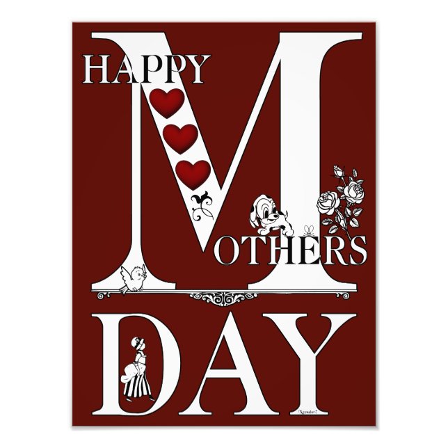 Happy Mothers Day Photo Print (Devant)
