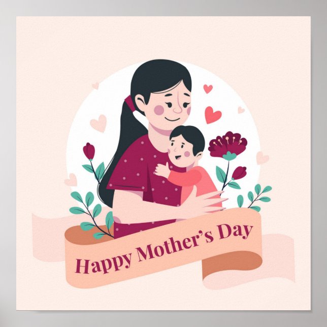 Happy Mother's Day Poster (Vorne)