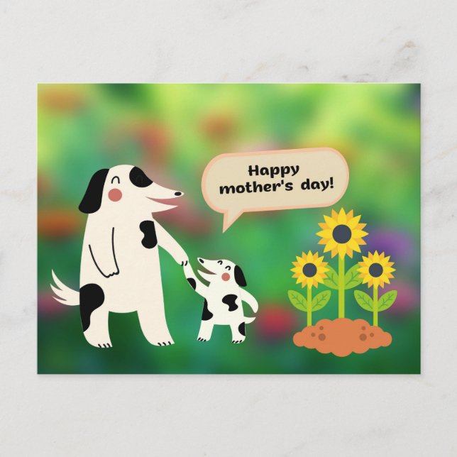 Happy Mother's Day Postkarte (Vorderseite)