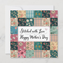 Happy Mother's Day - Retro Niedliches Quilt Muster