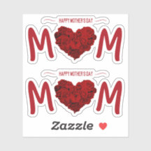 Happy Mother's Day Rose Herz Bouquet