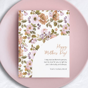 Happy Mother's Day Script Niedlich Floral Best Mam Feiertagspostkarte