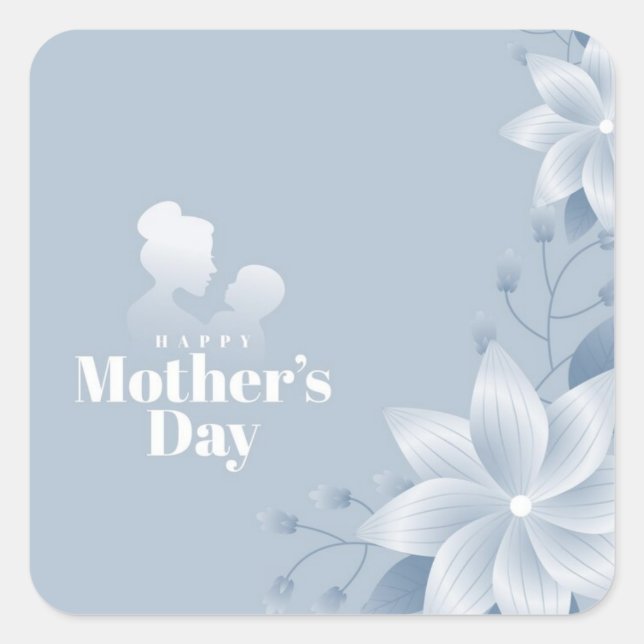Happy Mothers Day Sticker (Devant)