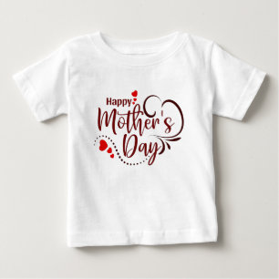Happy Mother's Day Stylish Text Design-23121 Baby T-shirt