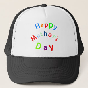 Happy Mothers Day Text Truckerkappe